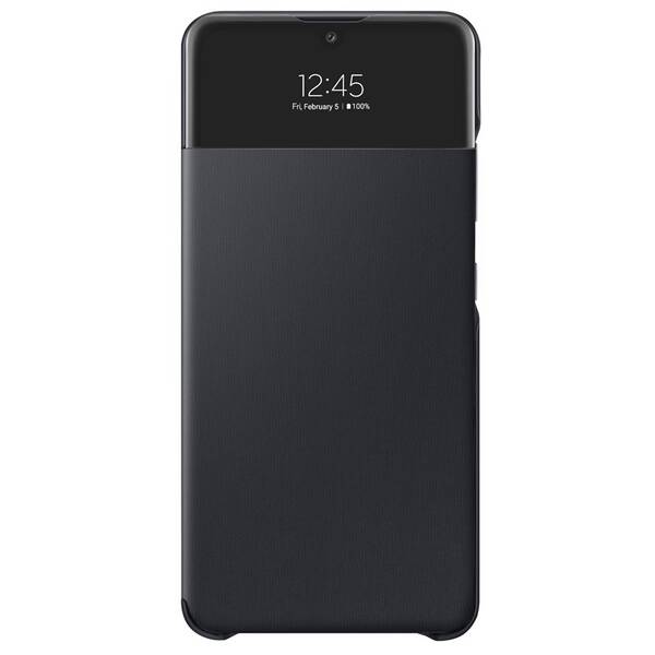 Puzdro na mobil flipové Samsung S View Wallet Cover na Galaxy A32 LTE čierne

