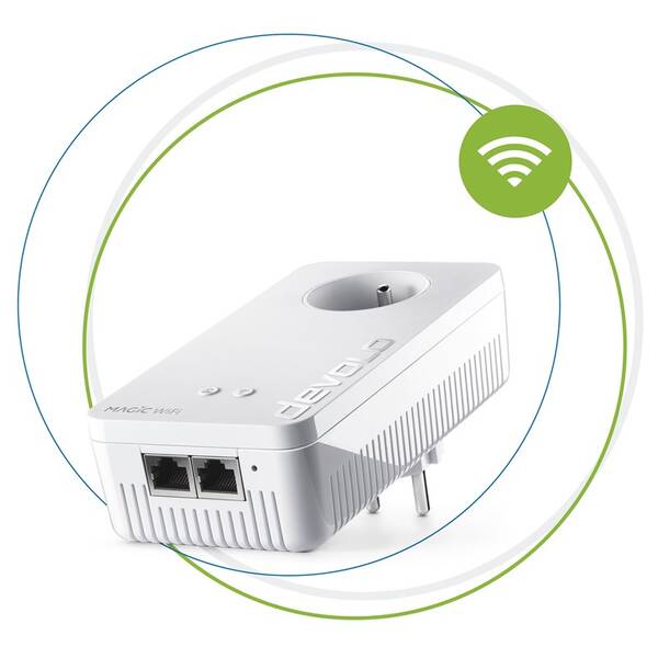 Sieťový rozvod LAN po 230V Devolo Magic 2 WiFi 6, rozšírenie 1ks 

