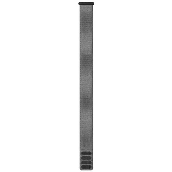 Remienok Garmin UltraFit 20 mm, nylonový, sivý, na suchý zips sivý

