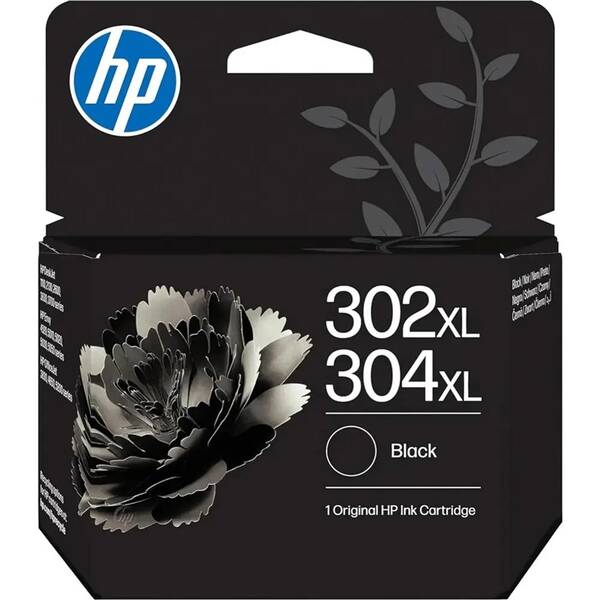 Cartridge HP B7RT9AE, HP 302XL/304XL, black, 430str. 

