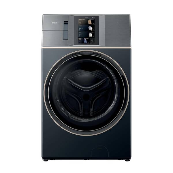 Práčka so sušičkou Haier HWD180BD12LGNU-S sivá/modrá

