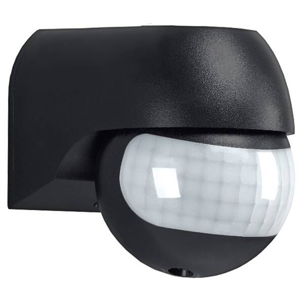 Detektor pohybu Solight vonkajšie, PIR, nástenný čierny


