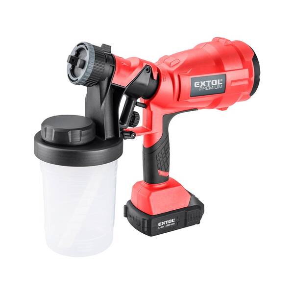 Pištoľ striekacia Extol Premium 8891862 20V Li-ion (s batériou) 


