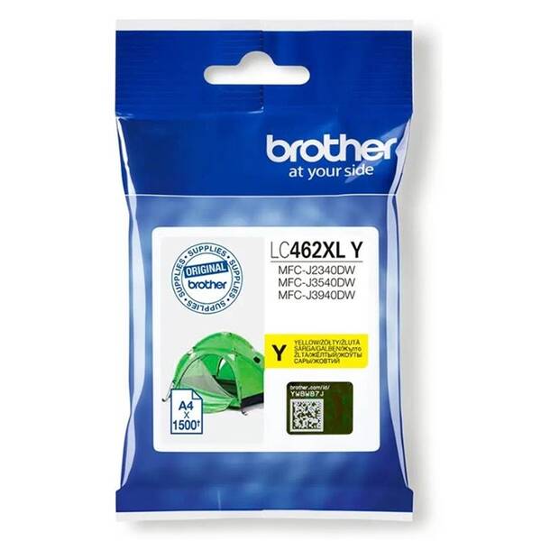 Cartridge Brother LC-462XLY, 1500 stran žltá

