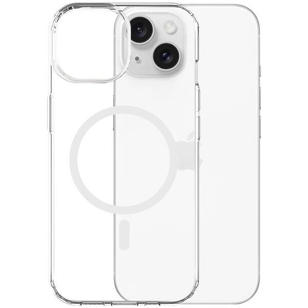 Kryt na mobil 3mk HARDY LiqForce MagCase na Apple iPhone 15 priehľadný

