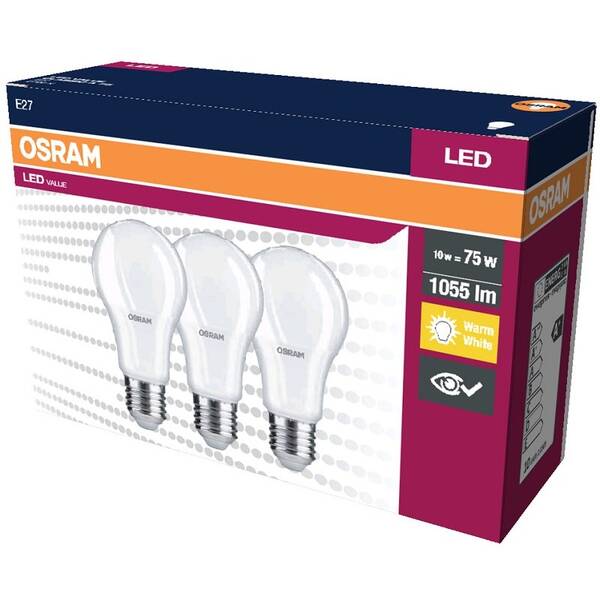LED žiarovka Osram A75 10W 2700 E27 

