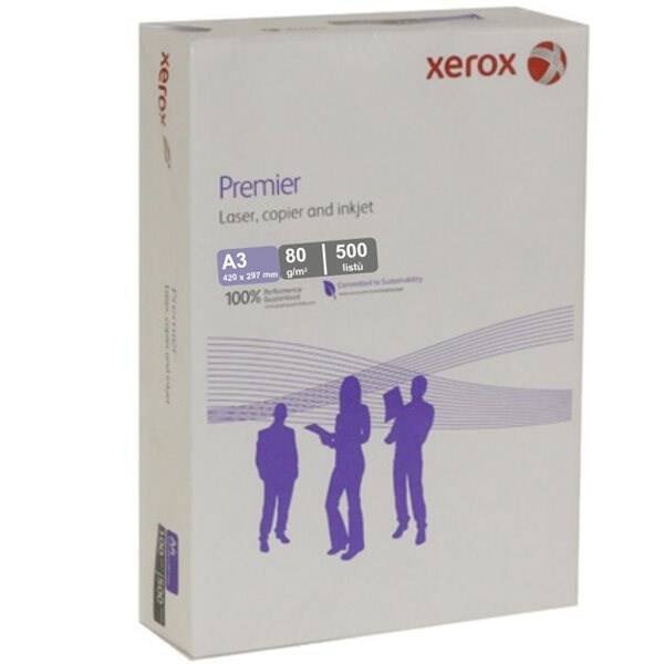 Papiere do tlačiarne Xerox Premier A3, 80g/m², 500 ks 

