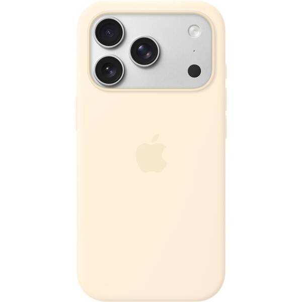 Kryt na mobil Apple iPhone 17 Pro silikónový s MagSafe – vanilkový 

