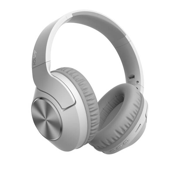 Slúchadlá A4Tech 2Drumtek BH300 bezdrátová skládací Bluetooth biela

