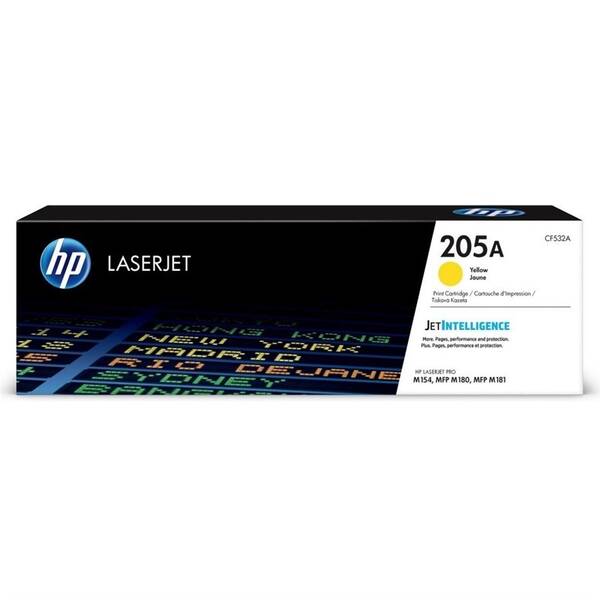 Toner HP 205A, 900 strán žltý


