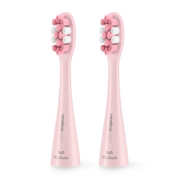 Náhradné hlavice Niceboy Medium pink (2 ks) ružová

