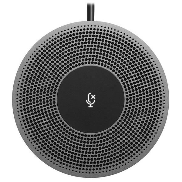 Konferenčný mikrofón Logitech pro kameru MeetUp sivý

