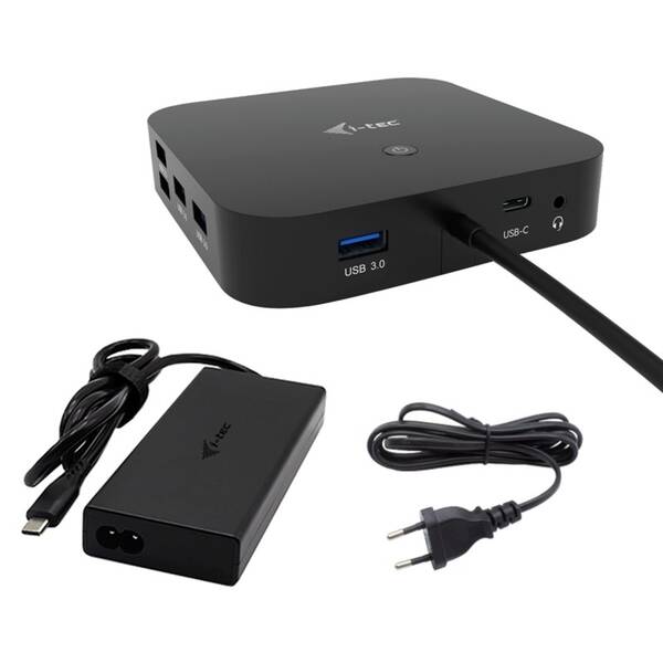 Dokovacia stanica i-tec USB-C HDMI Dual DP, PD 100 W + Universal Charger 100W 

