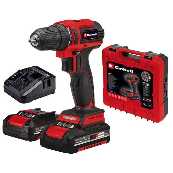 Vŕtací skrutkovač Einhell TE-CD 18/40 Li Brushless (s baterií), 4513995 

