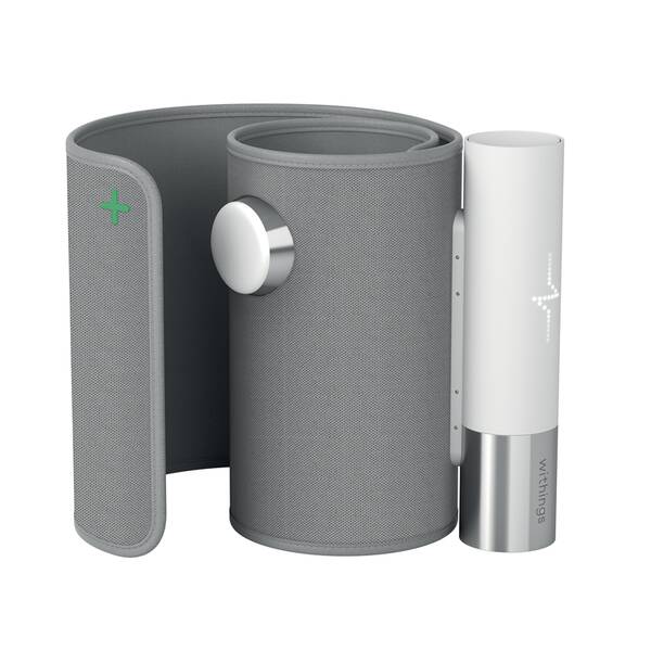 Tlakomer na pažu Withings Wi-Fi, BPM Core (EKG,SPO2), (WPM04-all-Inter) sivý/biely

