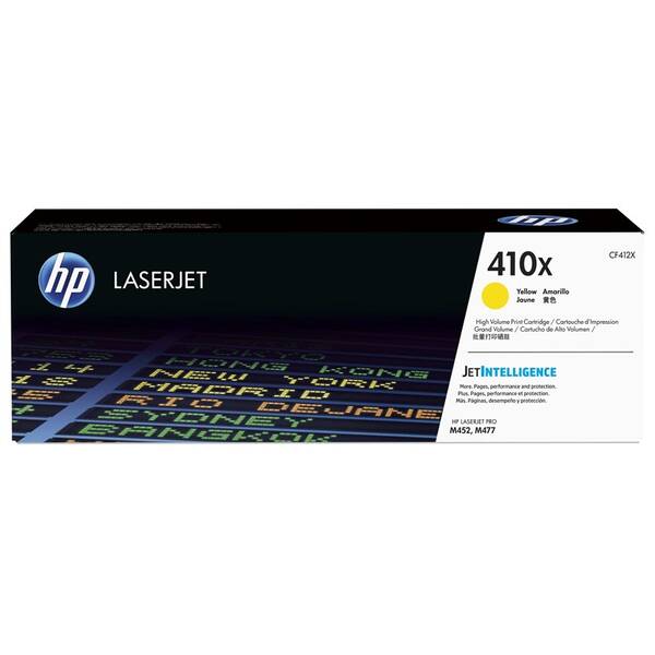 Toner HP 410X, 5 000 strán žltý

