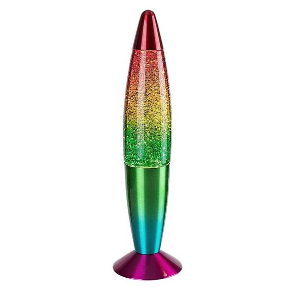 Stolná lampička Rabalux GLITTER RAINBOW2 ružová

