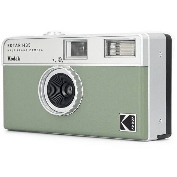 Analógový fotoaparát Kodak EKTAR H35 strieborný/zelený

