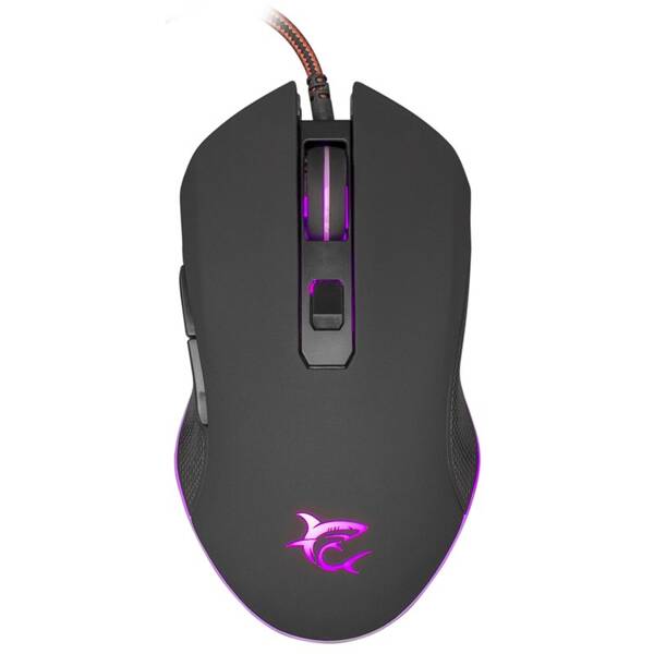 Myš White Shark CYRUS čierna

