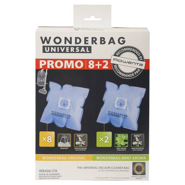 Látkové vrecko pre vysávače Rowenta Wonderbag WB4061FA (10 ks) NAY
