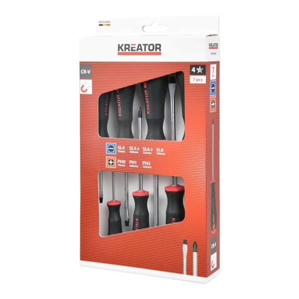 Sada skrutkovačov Kreator KRTH20002 (7 ks) 

