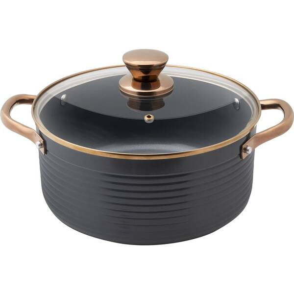 Kastról s pokrievkou Lamart LT1241 Orro, 24 cm čierny

