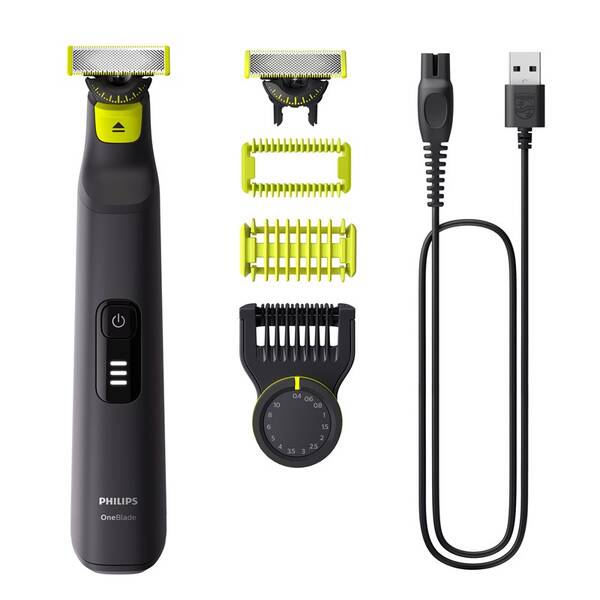 Zastrihávač fúzov Philips QP6542/15 čierny/zelený

