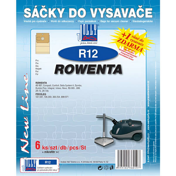 Vrecká pre vysávače Jolly R 12 (6 ks) 

