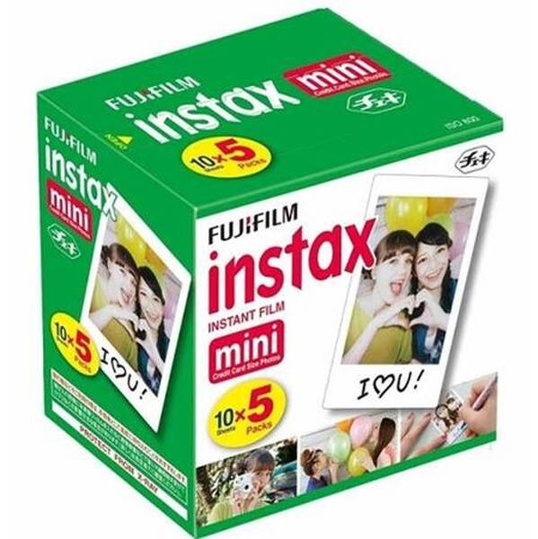 Instantný film Fujifilm Instax Mini film, 5 x 10ks Pack 

