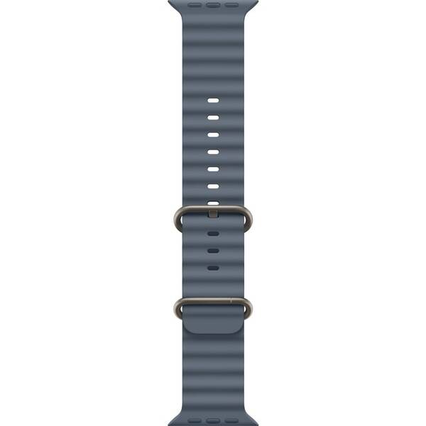 Remienok Apple 49mm oceľovo modrý oceánsky – prírodný titán 

