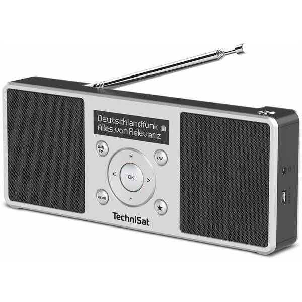 Rádioprijímač s DAB+ Technisat DIGITRADIO 1 S čierny/strieborný

