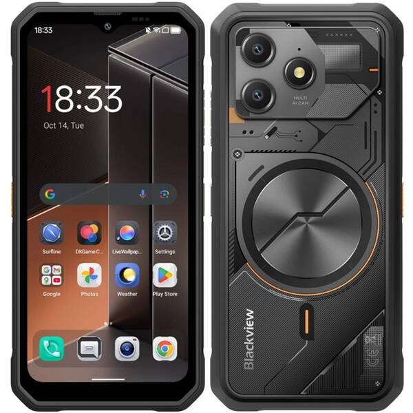 Mobilný telefón Aligator Blackview FORT100 6 GB / 128 GB čierny

