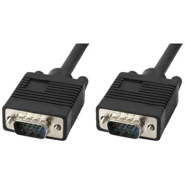 Kábel AQ VGA (15pin) s konektormi VGA M / VGA M, 5 m 

