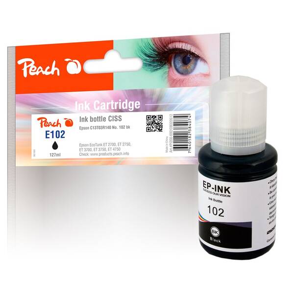 Cartridge Peach Epson 102, T03R1, 7500 strán čierna

