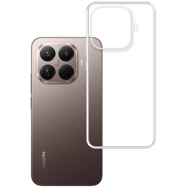 Kryt na mobil 3mk Clear Case na Xiaomi 15T Pro priehľadný


