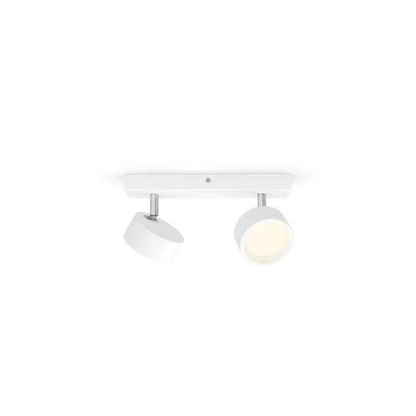 Bodové svietidlo Philips Bracia Spot WH 2x5.5W 27K HV biele

