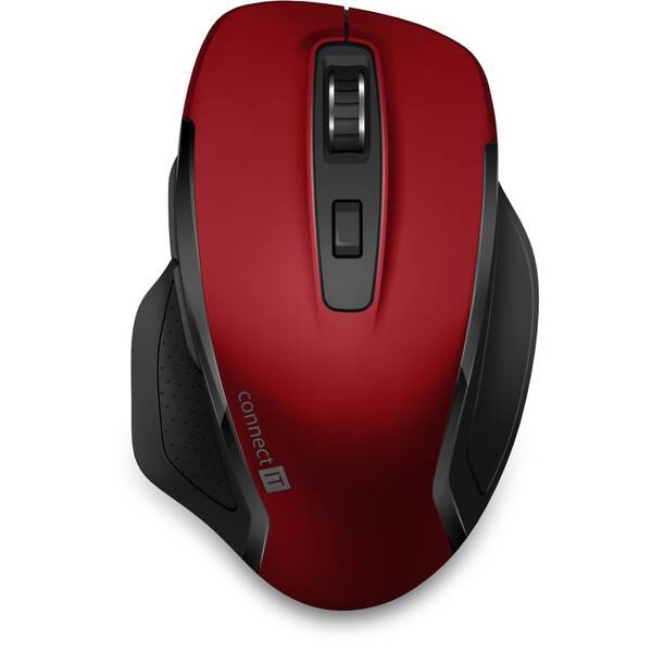 Myš Connect IT Dual SmartSwitch USB/USB-C červená

