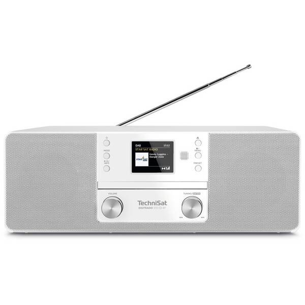 Rádioprijímač DAB+/CD Technisat DIGITRADIO 370 CD BT biely

