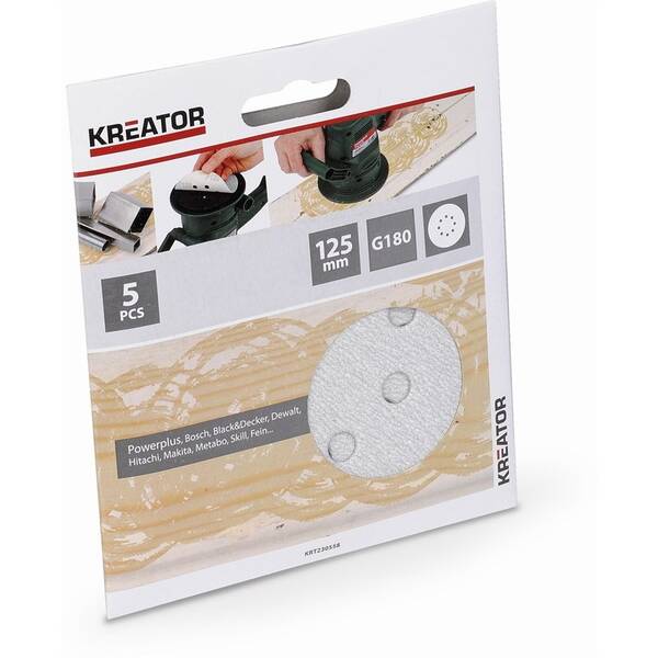 Brúsny papier Kreator KRT230558 (5ks) 

