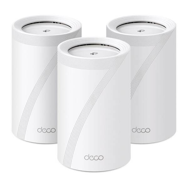Kompletný Wi-Fi systém TP-Link Deco BE65, BE9300, Wi-Fi 7 (3 ks) biely

