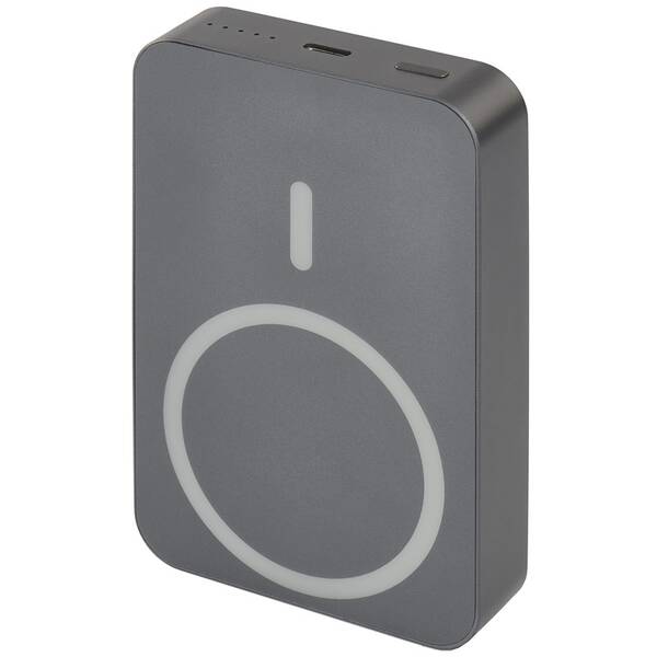 Powerbank EMOS WI 1046, 10 000 mAh, 20 W+Wireless sivý


