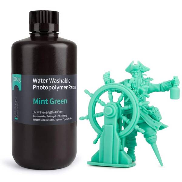 UV resin Elegoo Water-washable 1kg - mint green 

