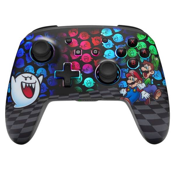 Gamepad PowerA Enhanced - Nintendo Switch Lumectra Ghost - Peek-a-Boo čierny

