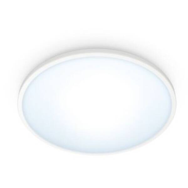 LED stropné svietidlo WiZ SuperSlim Tunable White 14 W biele

