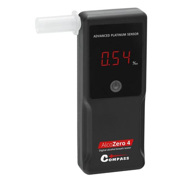 Alkoholtestér Compass AlcoZero4 čierny

