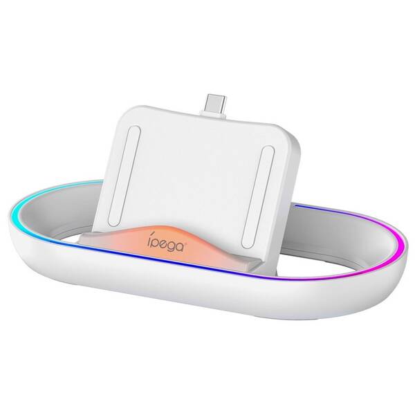 Dokovacia stanica iPega P5P02 RGB pro Playstation Portal Remote Player biela

