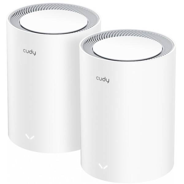Kompletný Wi-Fi systém Cudy AX1800 (2-pack) biely

