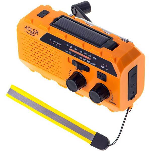 Rádioprijímač Adler AD1197 oranžový

