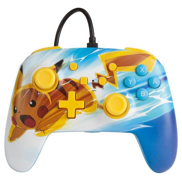 Gamepad PowerA Enhanced Wired pre Nintendo Switch - Pokémon: Pikachu Charge 

