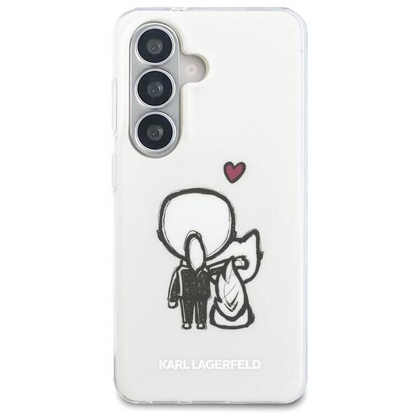 Kryt na mobil Karl Lagerfeld IML K&CH Back Logo Magnetic na Samsung Galaxy S26 priehľadný

